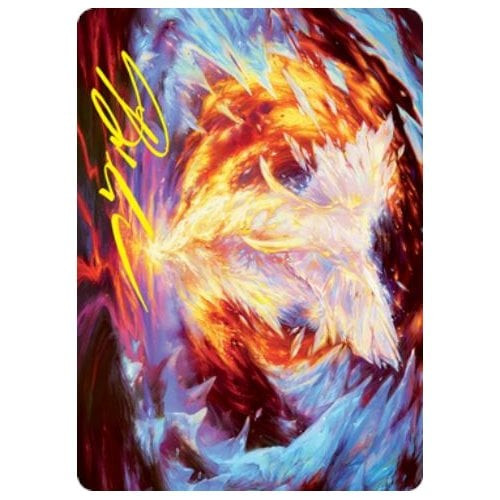 Strixhaven: School of Mages Art Card: Magma Opus (Gold Signature)