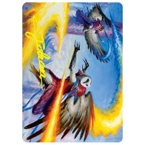 Strixhaven: School of Mages Art Card: Teach by Example (Gold Signature) | Strixhaven: School of Mages