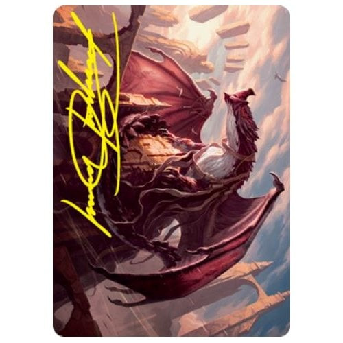 Strixhaven: School of Mages Art Card: Velomachus Lorehold (Gold Signature)