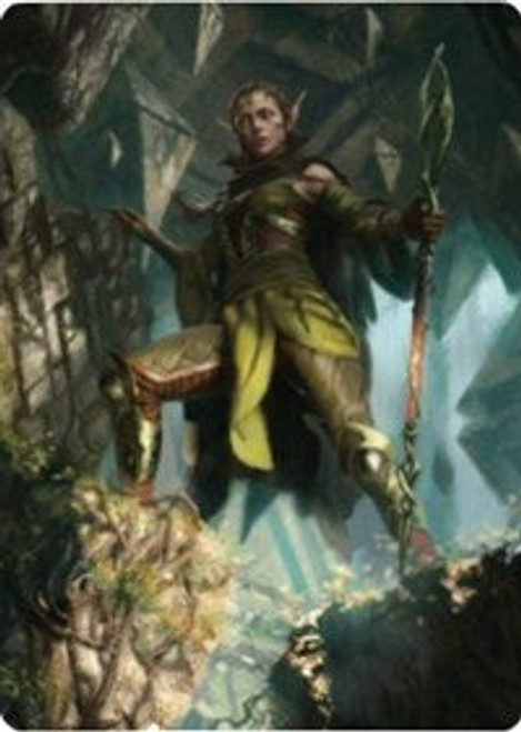 Zendikar Rising Art Card: Nissa of Shadowed Boughs (#5)