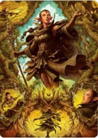 Zendikar Rising Art Card: Nissa of Shadowed Boughs (#6)