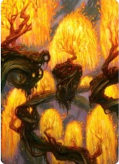 Zendikar Rising Art Card: Grove of the Burnwillows