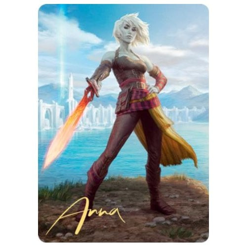 Zendikar Rising Art Card: Nahiri, Heir of the Ancients (#3) (Gold Signature)