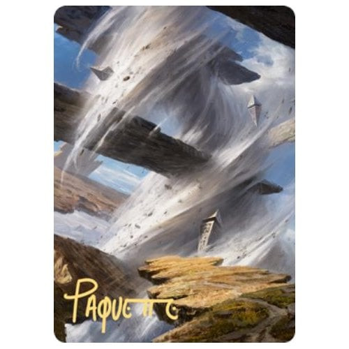 Zendikar Rising Art Card: Plains (#8) (Gold Signature)