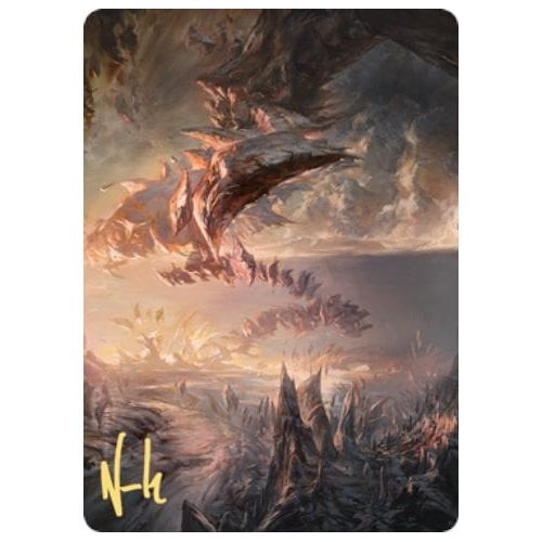 Zendikar Rising Art Card: Needleverge Pathway (Gold Signature)
