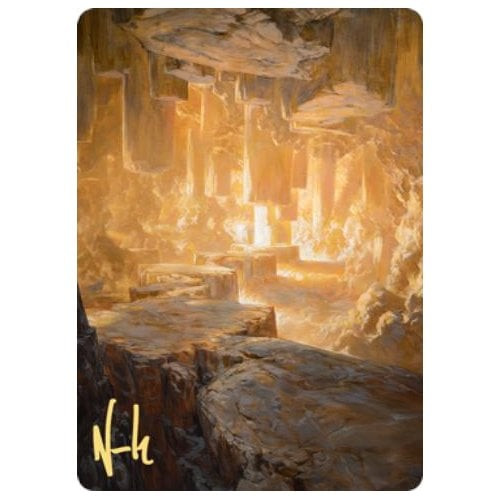Zendikar Rising Art Card: Pillarverge Pathway (Gold Signature)