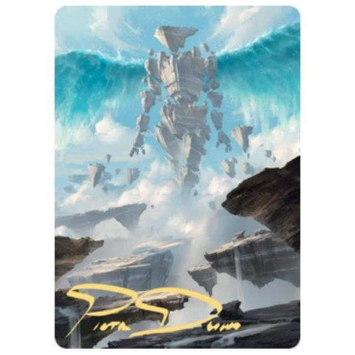 Zendikar Rising Art Card: Celestial Colonnade (Gold Signature)