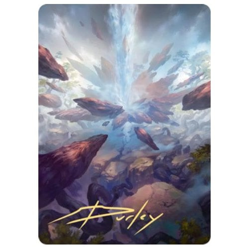 Zendikar Rising Art Card: Prismatic Vista (Gold Signature)