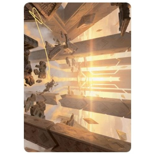 Zendikar Rising Art Card: Skyclave Basilica (Gold Signature)