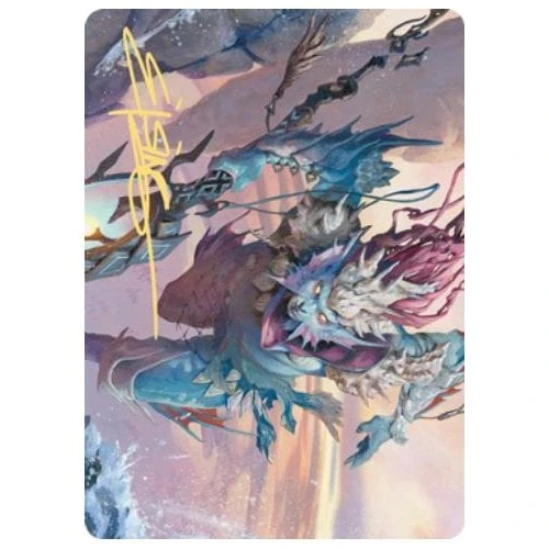 Zendikar Rising Art Card: Umara Wizard (Gold Signature)