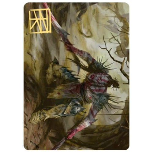 Zendikar Rising Art Card: Highborn Vampire (Gold Signature)