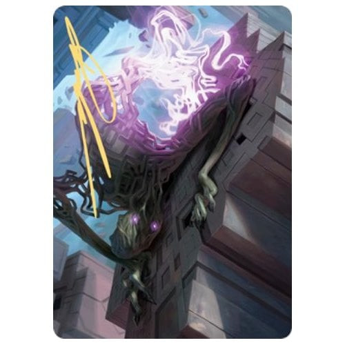 Zendikar Rising Art Card: Skyclave Shade (Gold Signature)