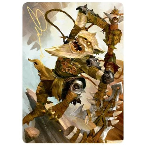 Zendikar Rising Art Card: Teeterpeak Ambusher (Gold Signature) | Zendikar Rising