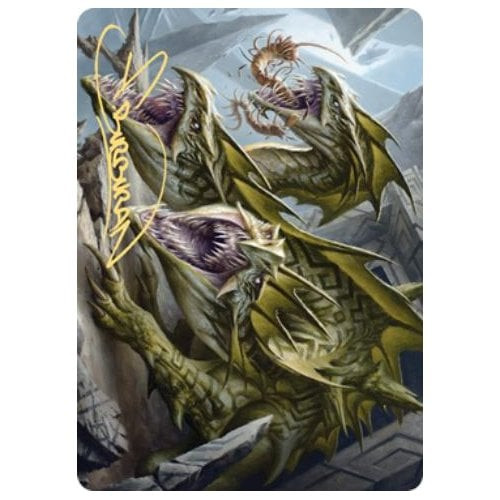Zendikar Rising Art Card: Grakmaw, Skyclave Ravager (Gold Signature)