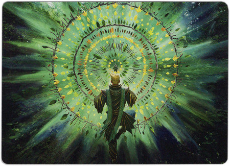 Strixhaven: School of Mages Art Card: Verdant Mastery (Japanese)