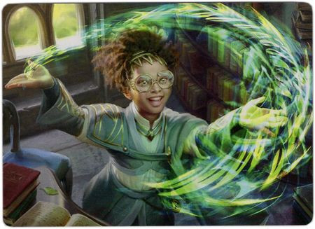 Strixhaven: School of Mages Art Card: Eureka Moment (Japanese)