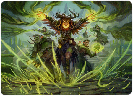 Strixhaven: School of Mages Art Card: Witherbloom Command (Japanese)
