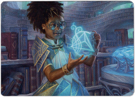 Strixhaven: School of Mages Art Card: Zimone, Quandrix Prodigy (Japanese)