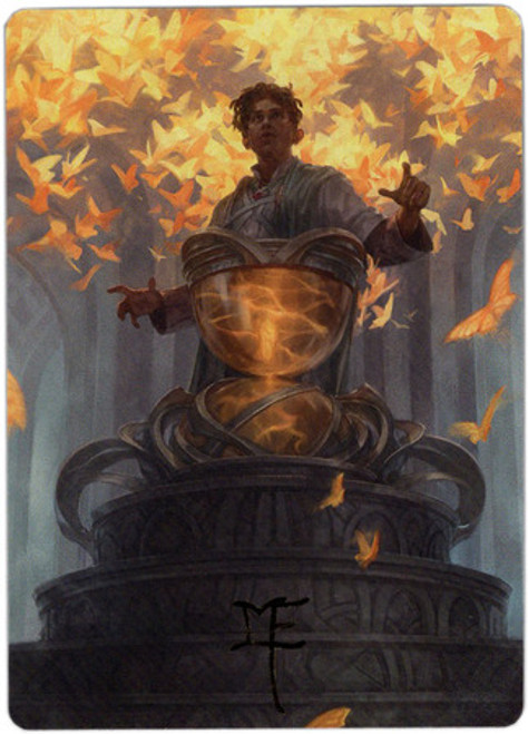 Strixhaven: School of Mages Art Card: Introduction to Prophecy (Gold Signature) (Japanese) | Strixhaven: School of Mages