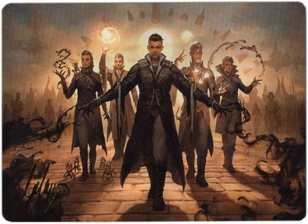 Strixhaven: School of Mages Art Card: Silverquill Command (Gold Signature) (Japanese)