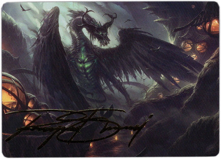 Strixhaven: School of Mages Art Card: Beledros Witherbloom (Gold Signature) (Japanese)