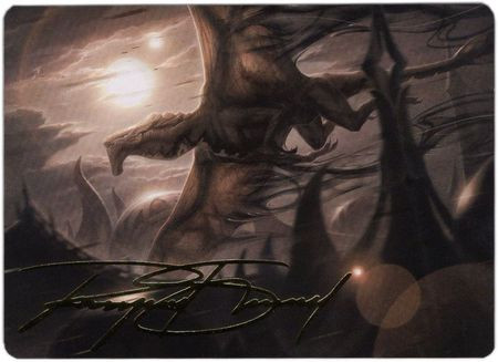 Strixhaven: School of Mages Art Card: Shadrix Silverquill (Gold Signature) (Japanese)