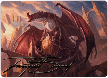 Strixhaven: School of Mages Art Card: Velomachus Lorehold (Gold Signature) (Japanese)