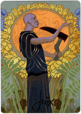 Strixhaven: School of Mages Art Card: Cultivate (Gold Signature) (Japanese)