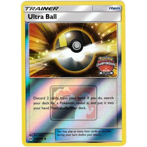Sun and Moon (Base Set) 135/149 Ultra Ball (League Promo - Europe)