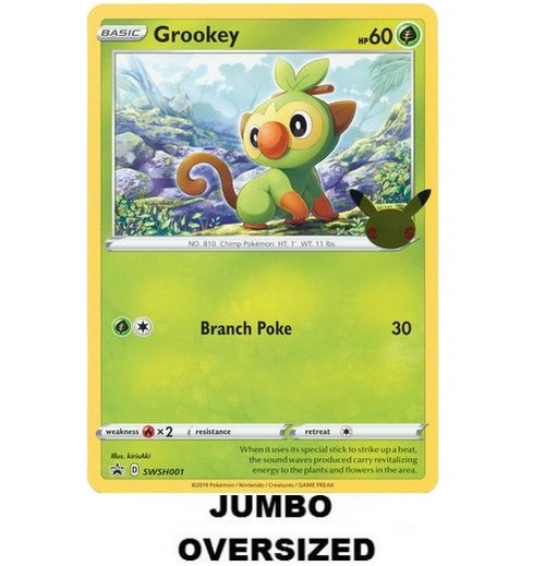 JUMBO Celebrations First Partners Gen 8 SWSH001 Grookey