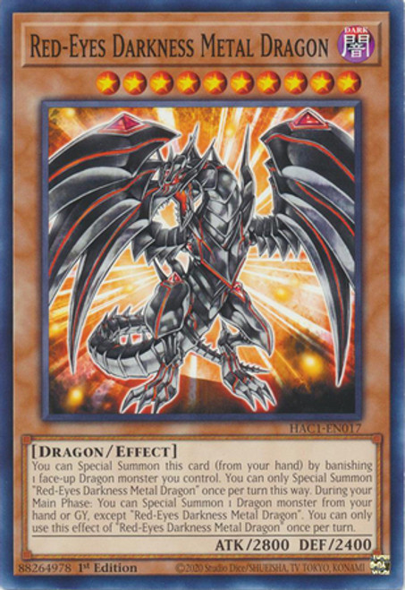 HAC1-EN017 Red-Eyes Darkness Metal Dragon