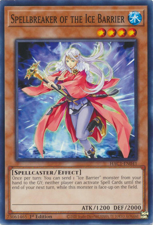 HAC1-EN041 Spellbreaker of the Ice Barrier