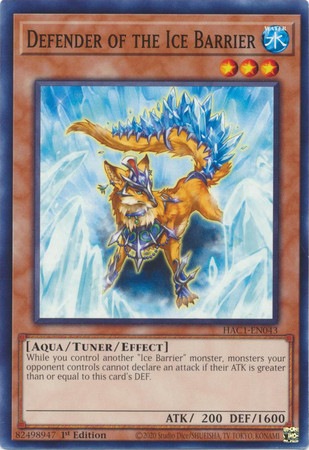 HAC1-EN043 Defender of the Ice Barrier