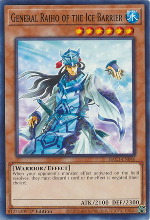 HAC1-EN046 General Raiho of the Ice Barrier