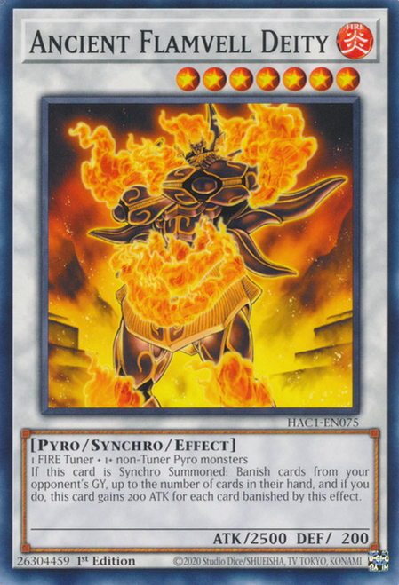 HAC1-EN075 Ancient Flamvell Deity