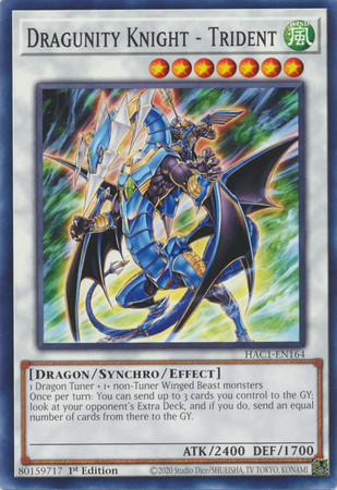 HAC1-EN164 Dragunity Knight - Trident