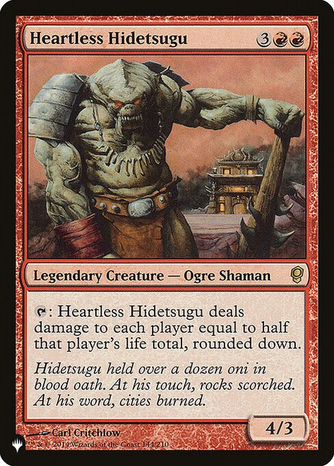 Heartless Hidetsugu (The List Reprint)
