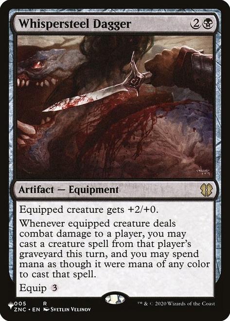 Whispersteel Dagger (The List Reprint)