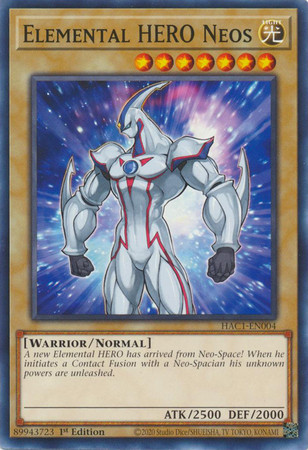 HAC1-EN004 Elemental HERO Neos