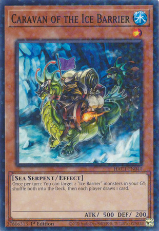 HAC1-EN040 Caravan of the Ice Barrier (Duel Terminal Normal Parallel Rare)
