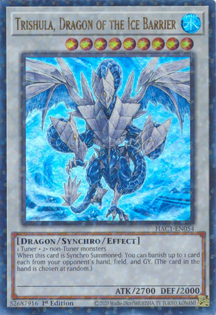 HAC1-EN054 Trishula, Dragon of the Ice Barrier