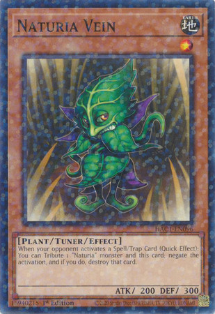 HAC1-EN096 Naturia Vein (Duel Terminal Normal Parallel Rare)