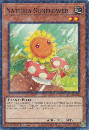 HAC1-EN102 Naturia Sunflower (Duel Terminal Normal Parallel Rare)