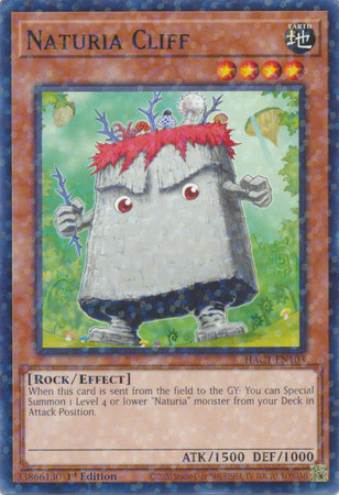 HAC1-EN103 Naturia Cliff (Duel Terminal Normal Parallel Rare)