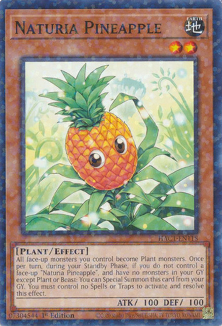 HAC1-EN118 Naturia Pineapple (Duel Terminal Normal Parallel Rare)