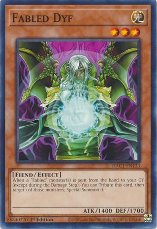 HAC1-EN133 Fabled Dyf