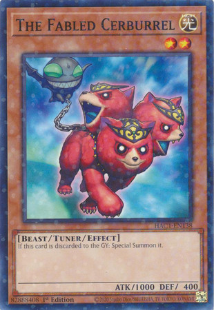 HAC1-EN138 The Fabled Cerburrel (Duel Terminal Normal Parallel Rare)