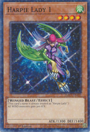 HAC1-EN010 Harpie Lady 1 (Duel Terminal Normal Parallel Rare)