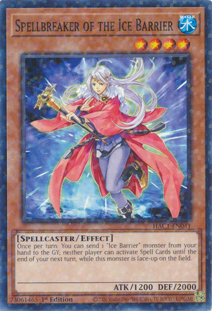 HAC1-EN041 Spellbreaker of the Ice Barrier (Duel Terminal Normal Parallel Rare)