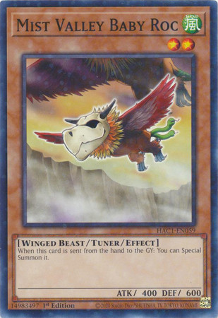 HAC1-EN059 Mist Valley Baby Roc (Duel Terminal Normal Parallel Rare)